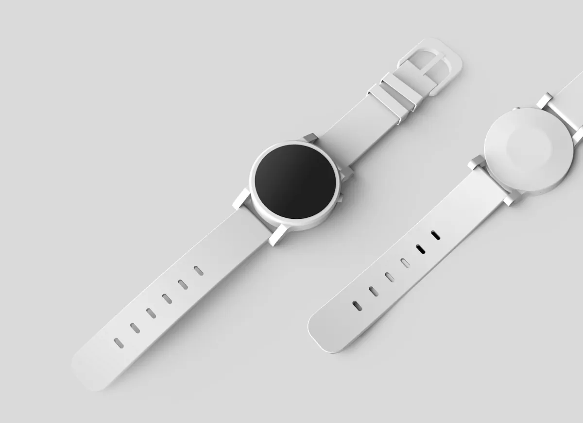 Watch photographed from a three-quarter catalog angle